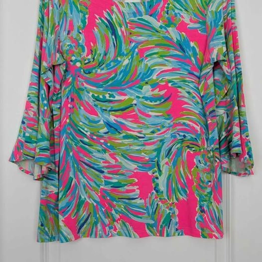 Lilly Pulitzer Bell Sleeve Top Size M